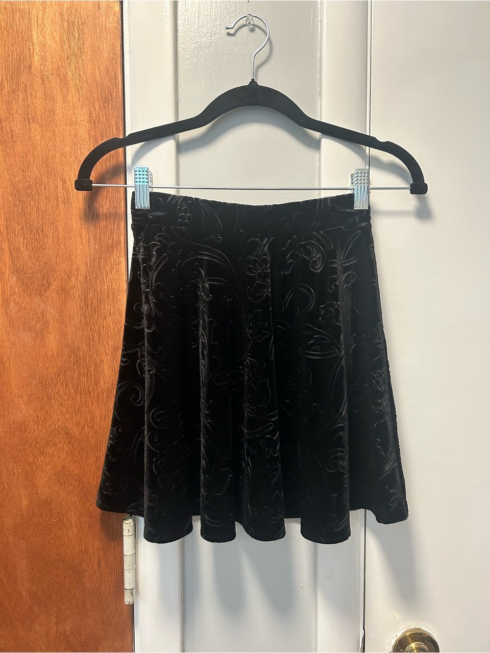 Velvet circle skirt